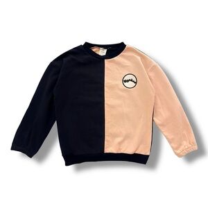wynken | Colorblock Crewneck Sweatshirt (10 yrs) 🩷🖤